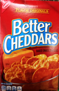 Better Cheddar Baked Snack Crackers 6.5 oz